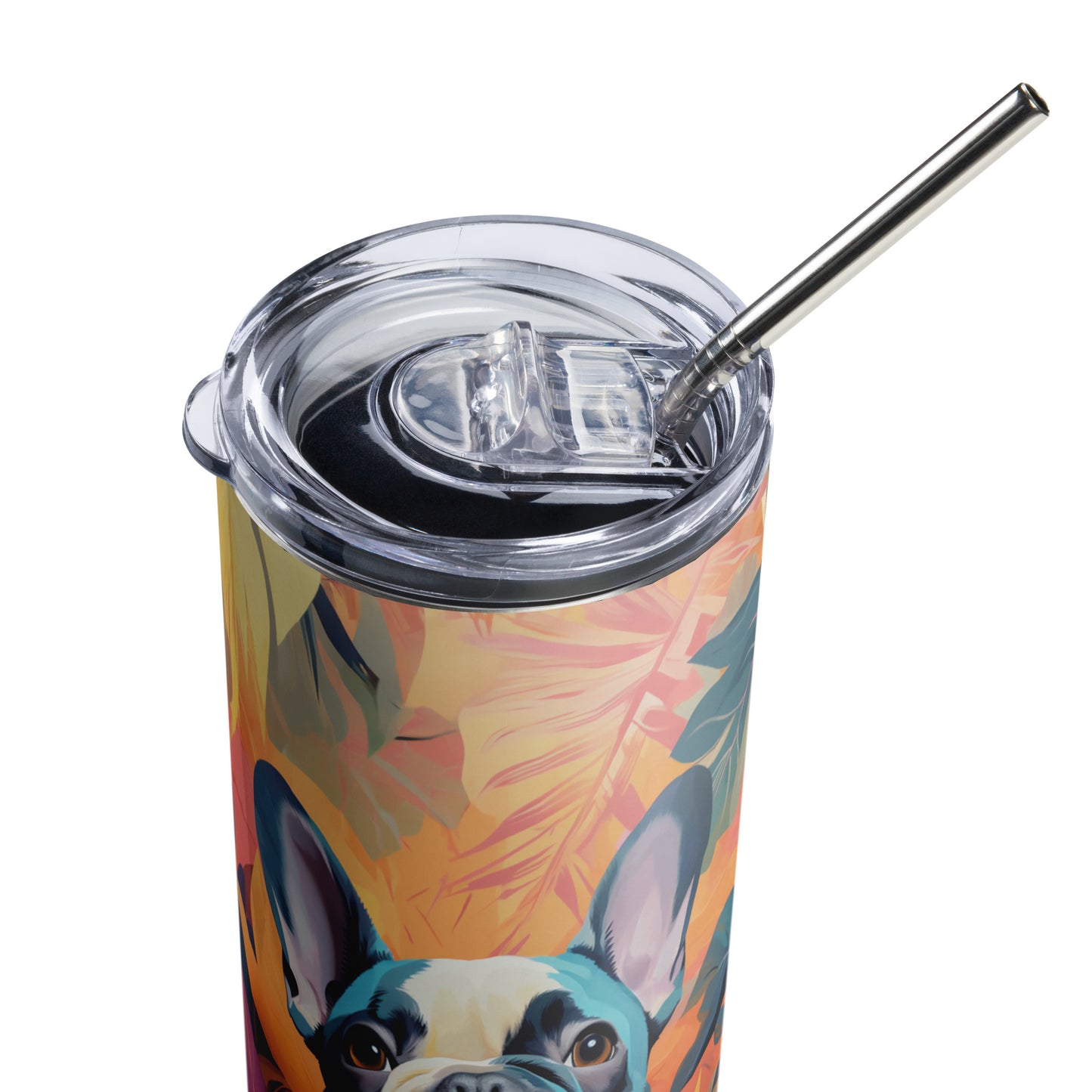 Tropical Frenchie Tumbler