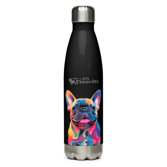 Frenchie 3 Stainless Steel Water Bottle