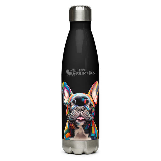 Rainbow Brindle - Stainless Steel Water Bottle