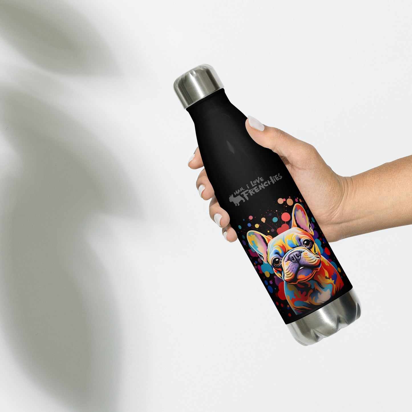Starburst Frenchie - Stainless Steel Water Bottle