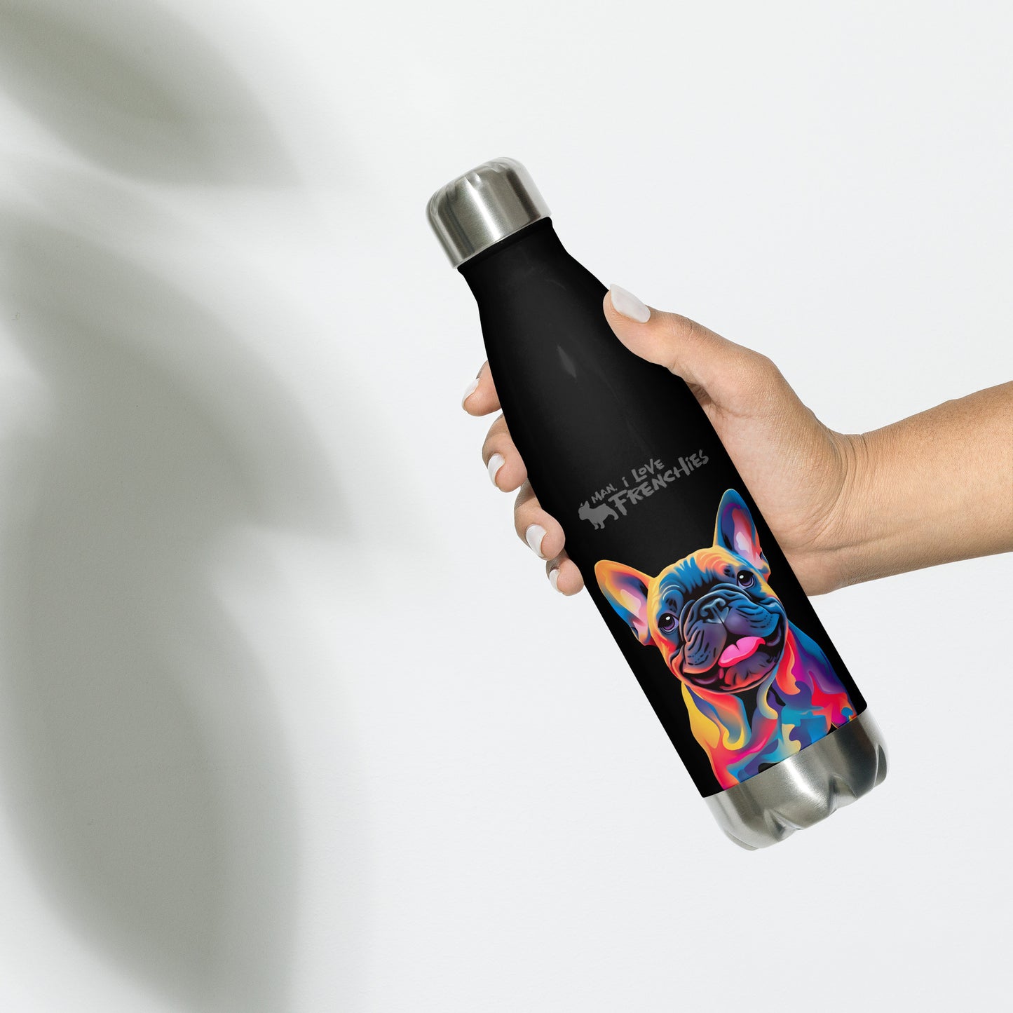 Frenchie 3 Stainless Steel Water Bottle
