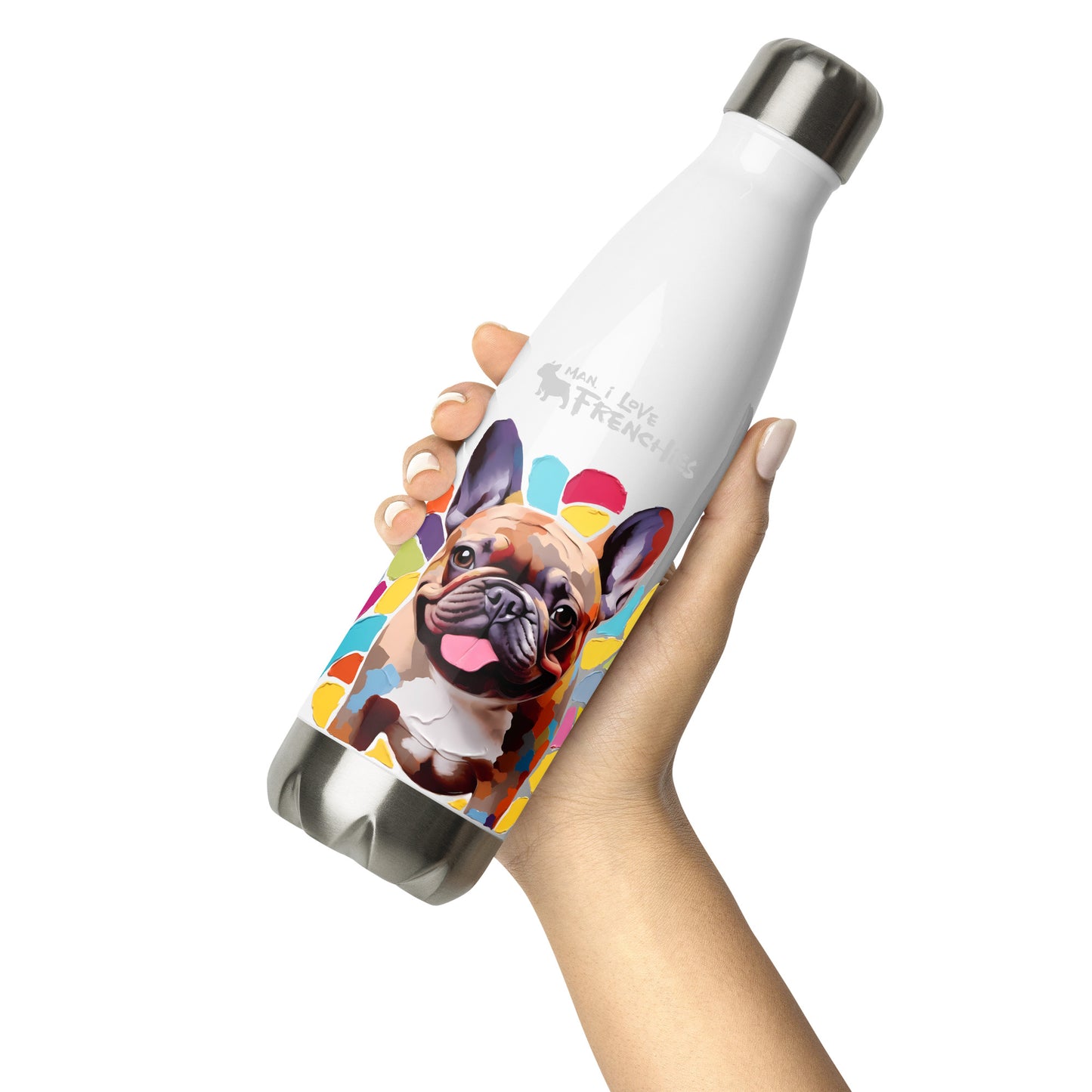 Flower Fawn - Stainless Steel Water Bottle