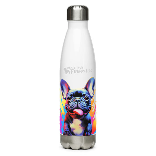 Splashy Frenchie - Stainless Steel Water Bottle