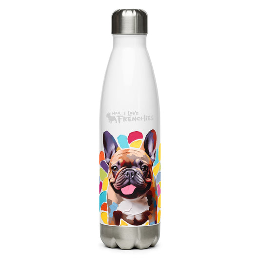 Flower Fawn - Stainless Steel Water Bottle
