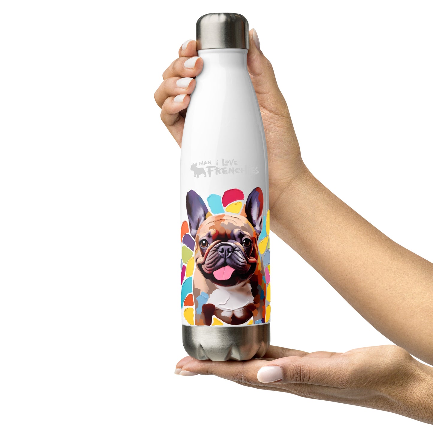 Flower Fawn - Stainless Steel Water Bottle