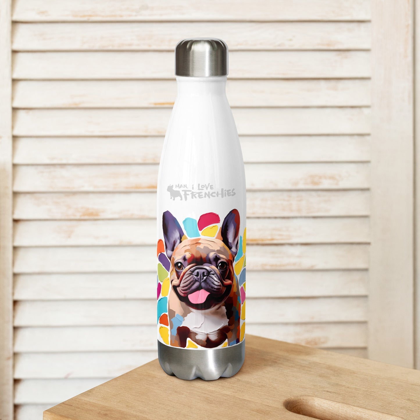 Flower Fawn - Stainless Steel Water Bottle