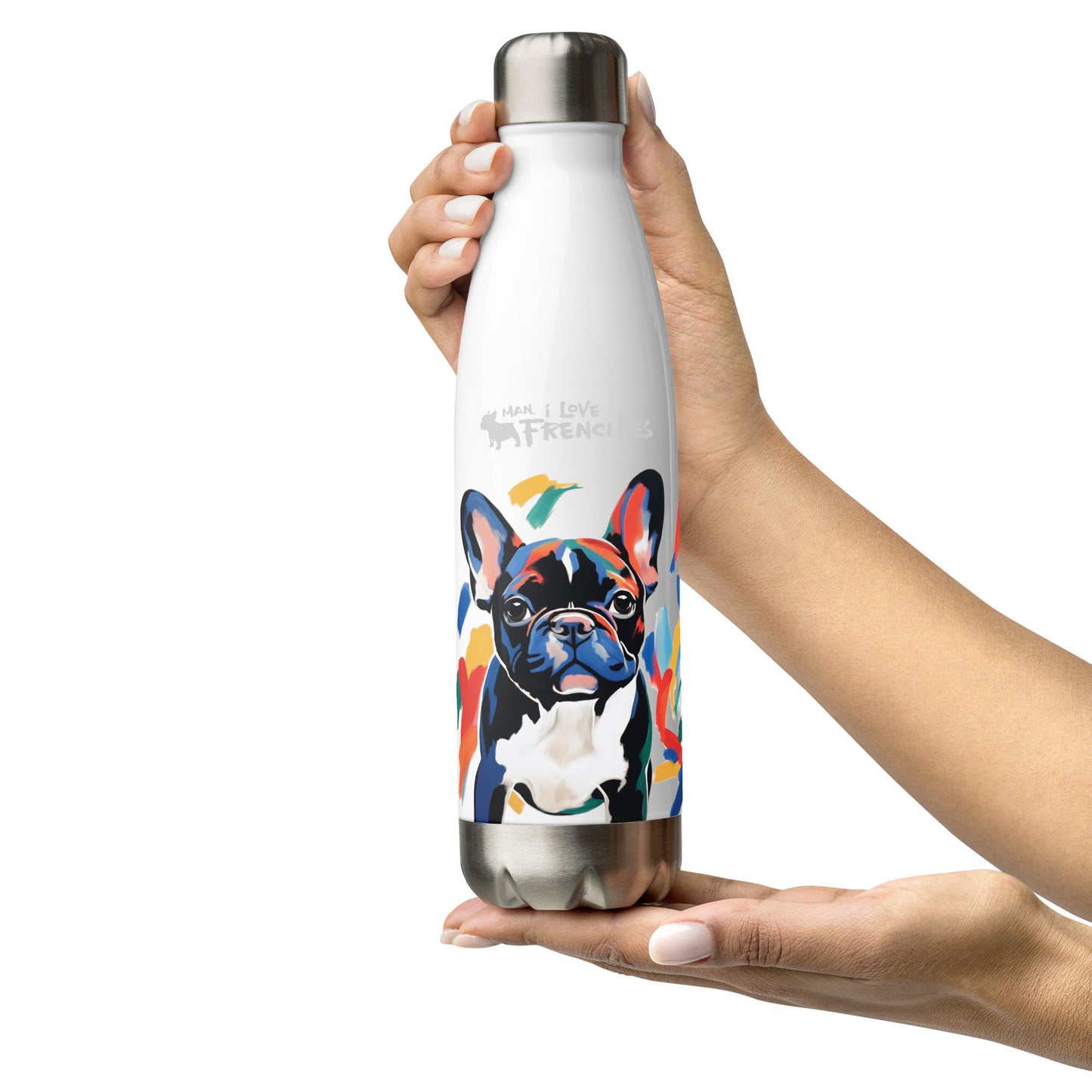 Pastel Pied - Stainless Steel Water Bottle