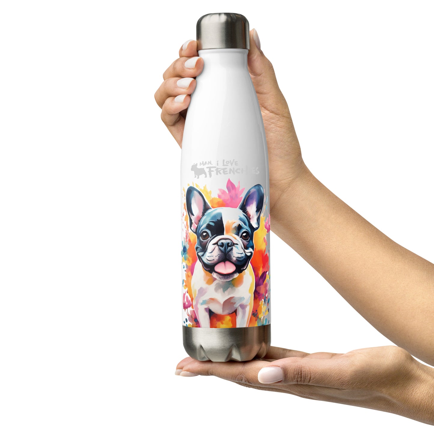 Watercolor Pied - Stainless Steel Water Bottle