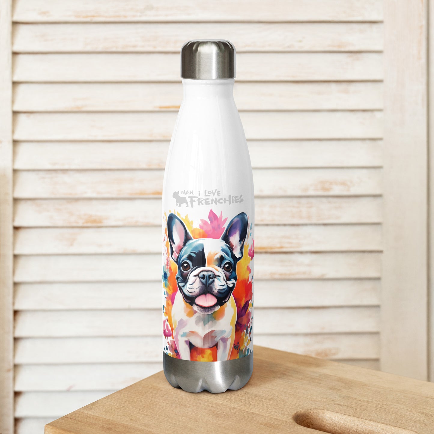 Watercolor Pied - Stainless Steel Water Bottle
