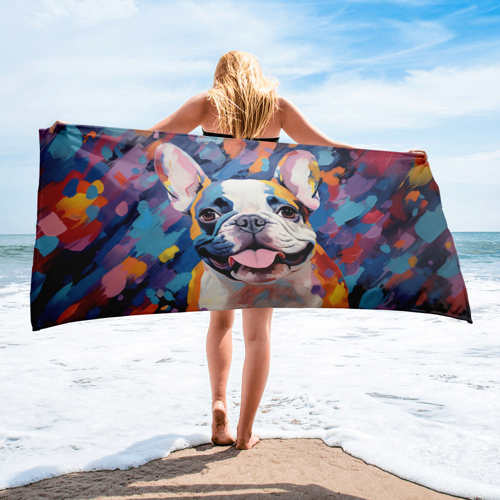 Spotty Fawn Pied Beach Towel