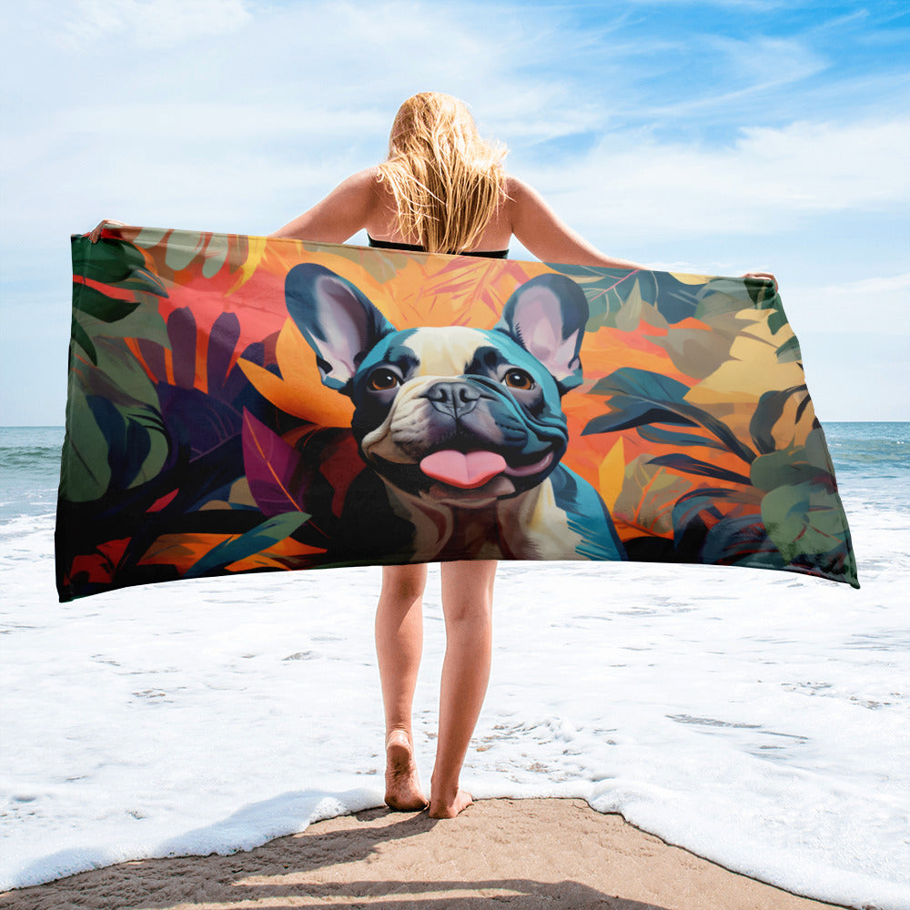 Tropical Pied Beach Towel