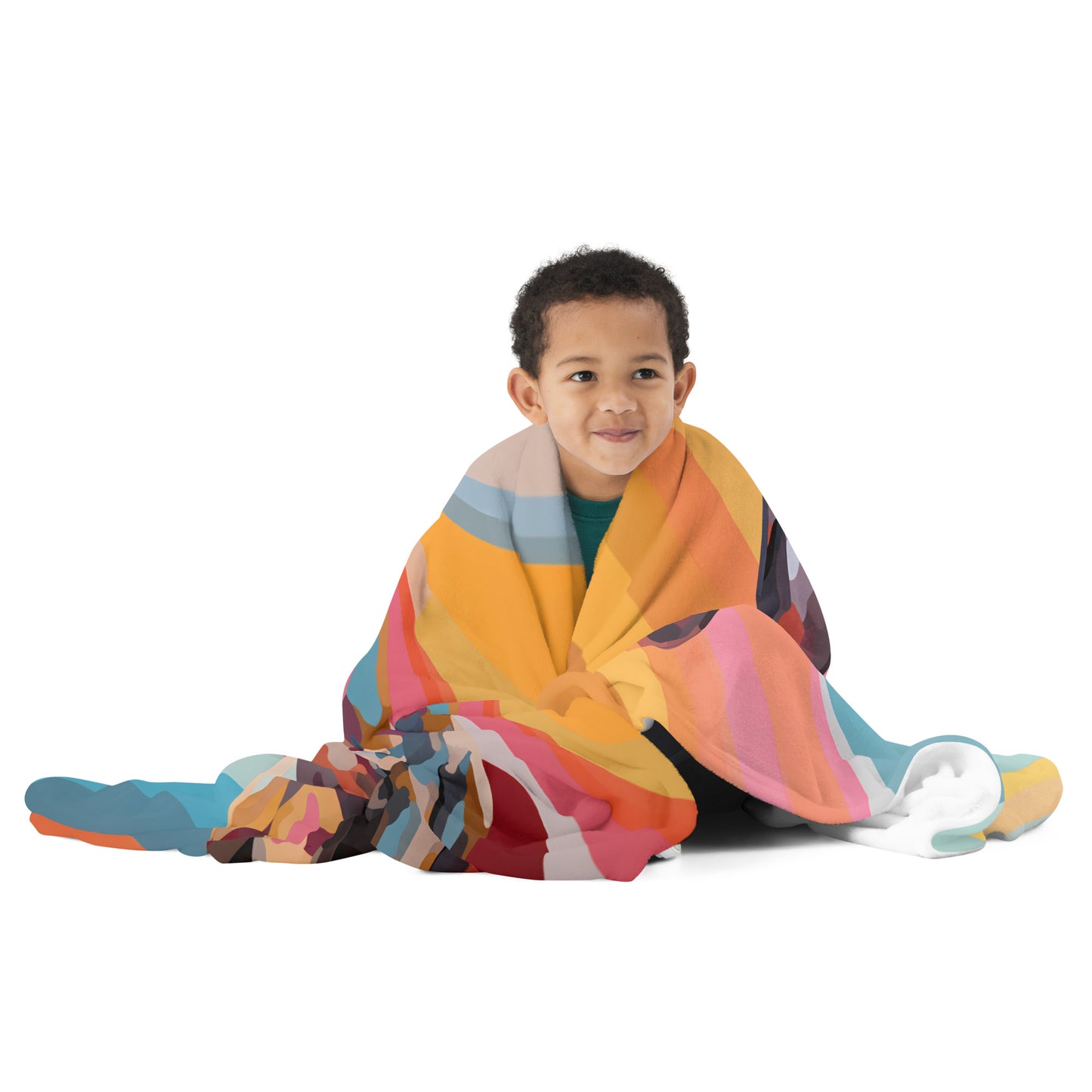 Waves of Fawn Blanket