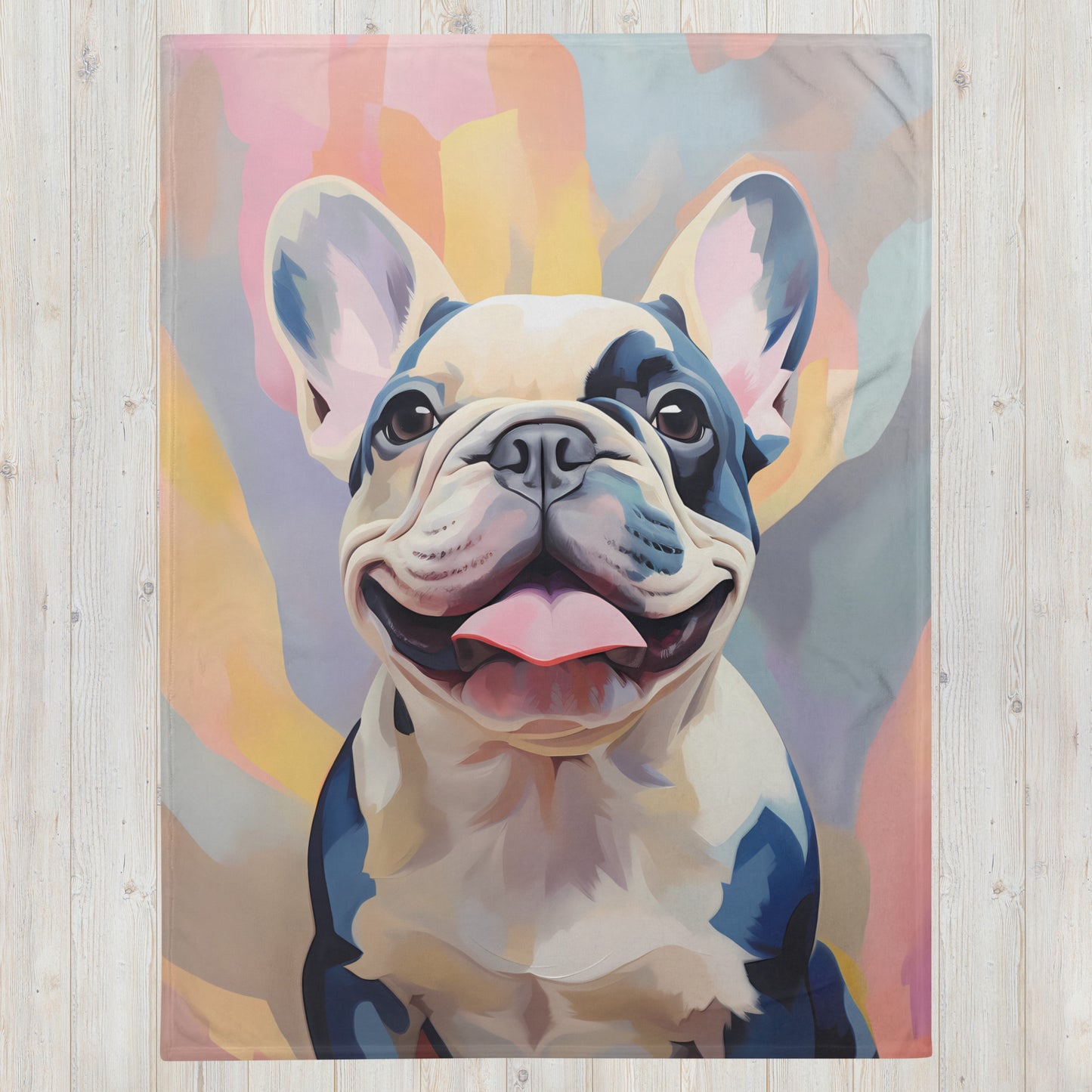 Watercolor Pied Blanket