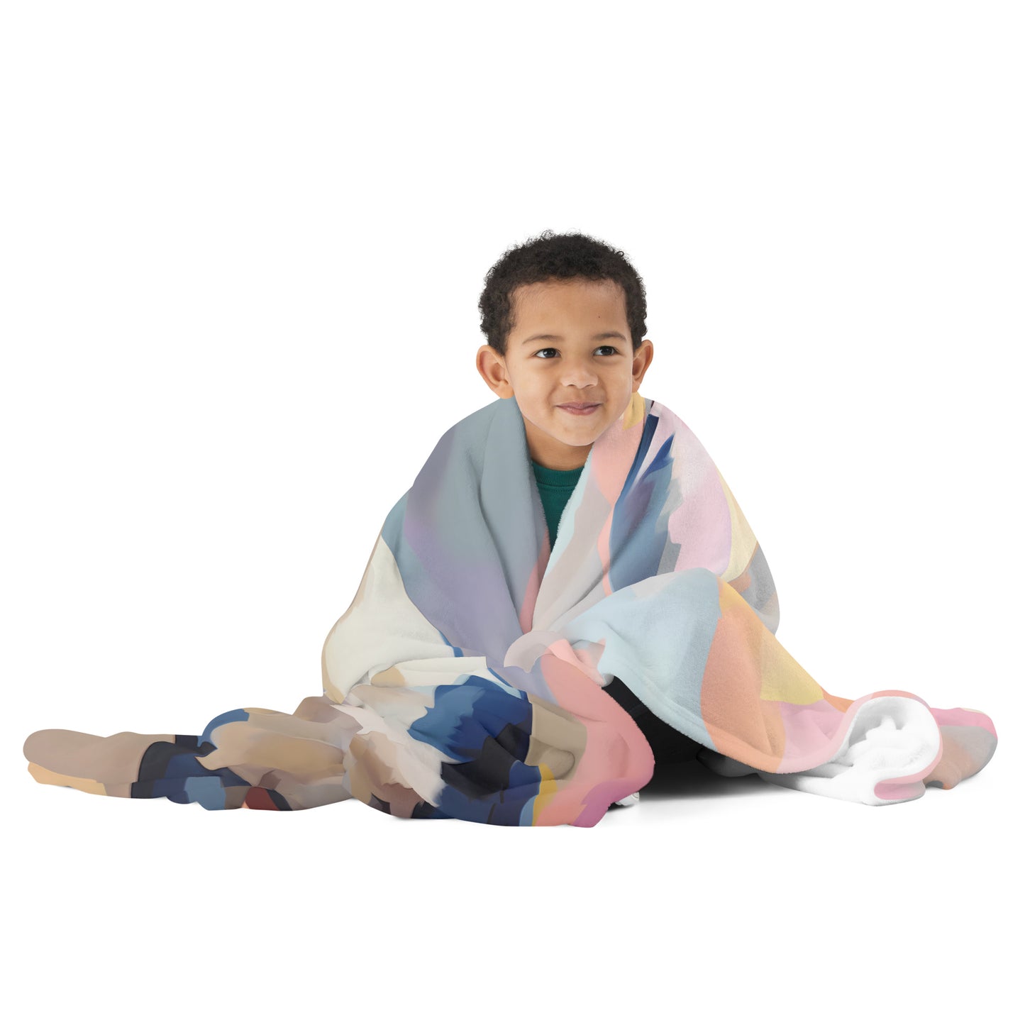 Watercolor Pied Blanket