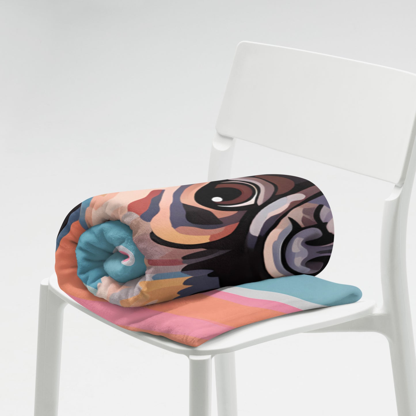 Waves of Fawn Blanket