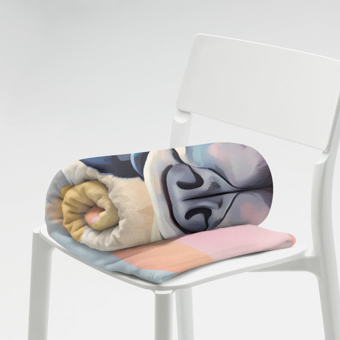 Watercolor Pied Blanket
