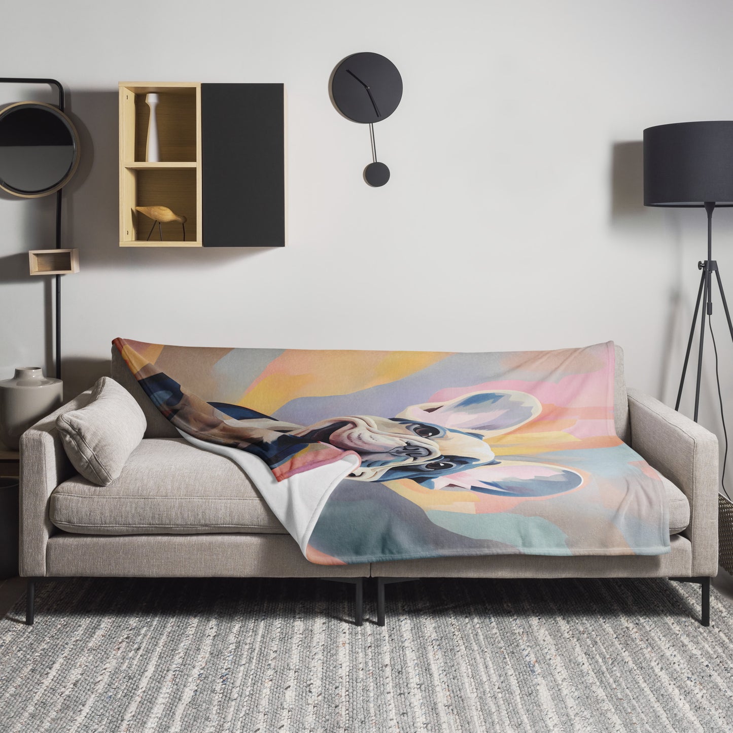 Watercolor Pied Blanket