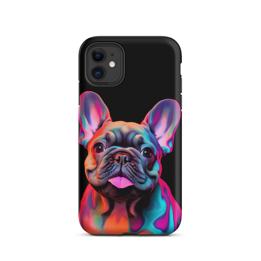 Neon Frenchie Case for iPhone®