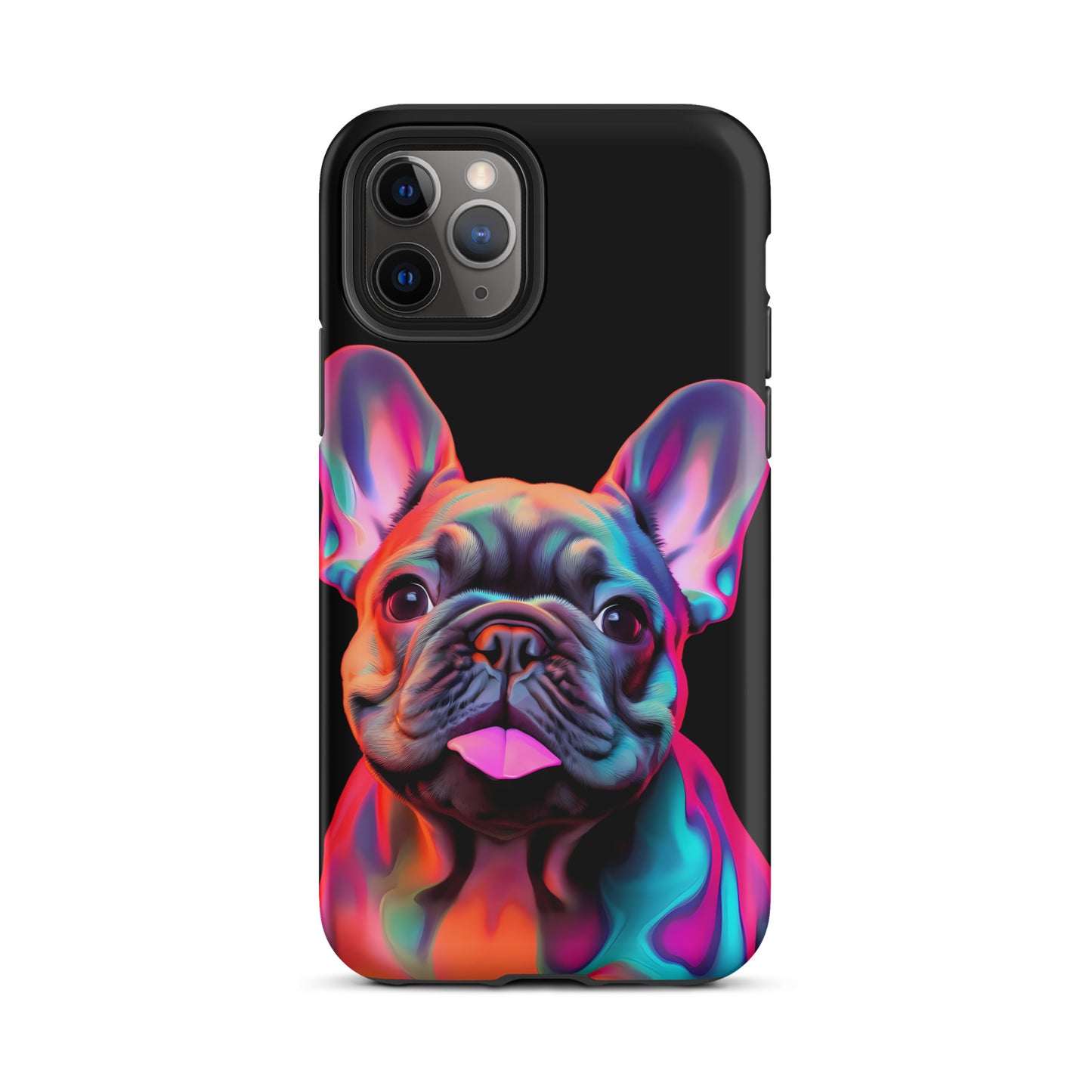 Neon Frenchie Case for iPhone®