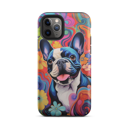 Warm Neon Frenchie iPhone® Case