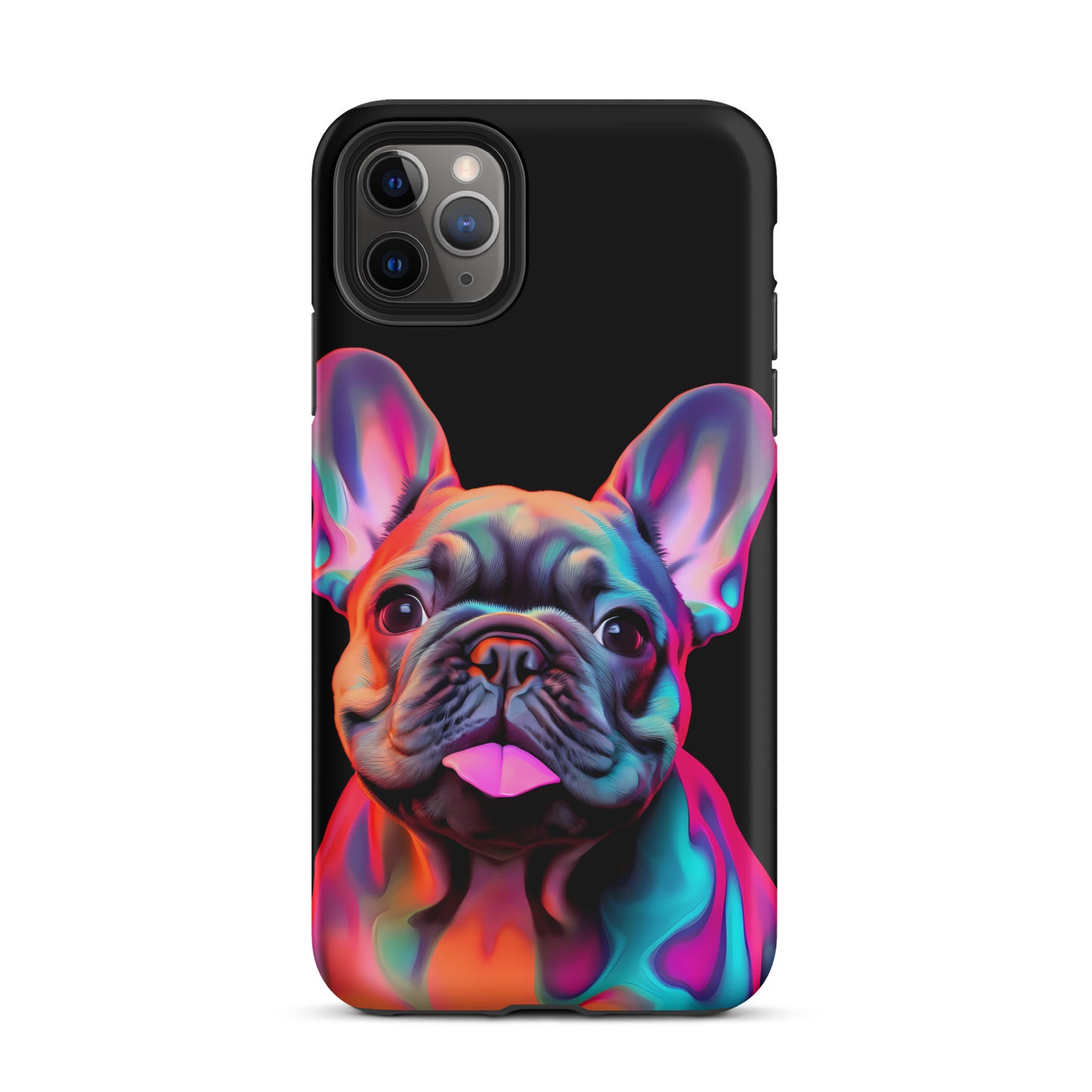 Neon Frenchie Case for iPhone®