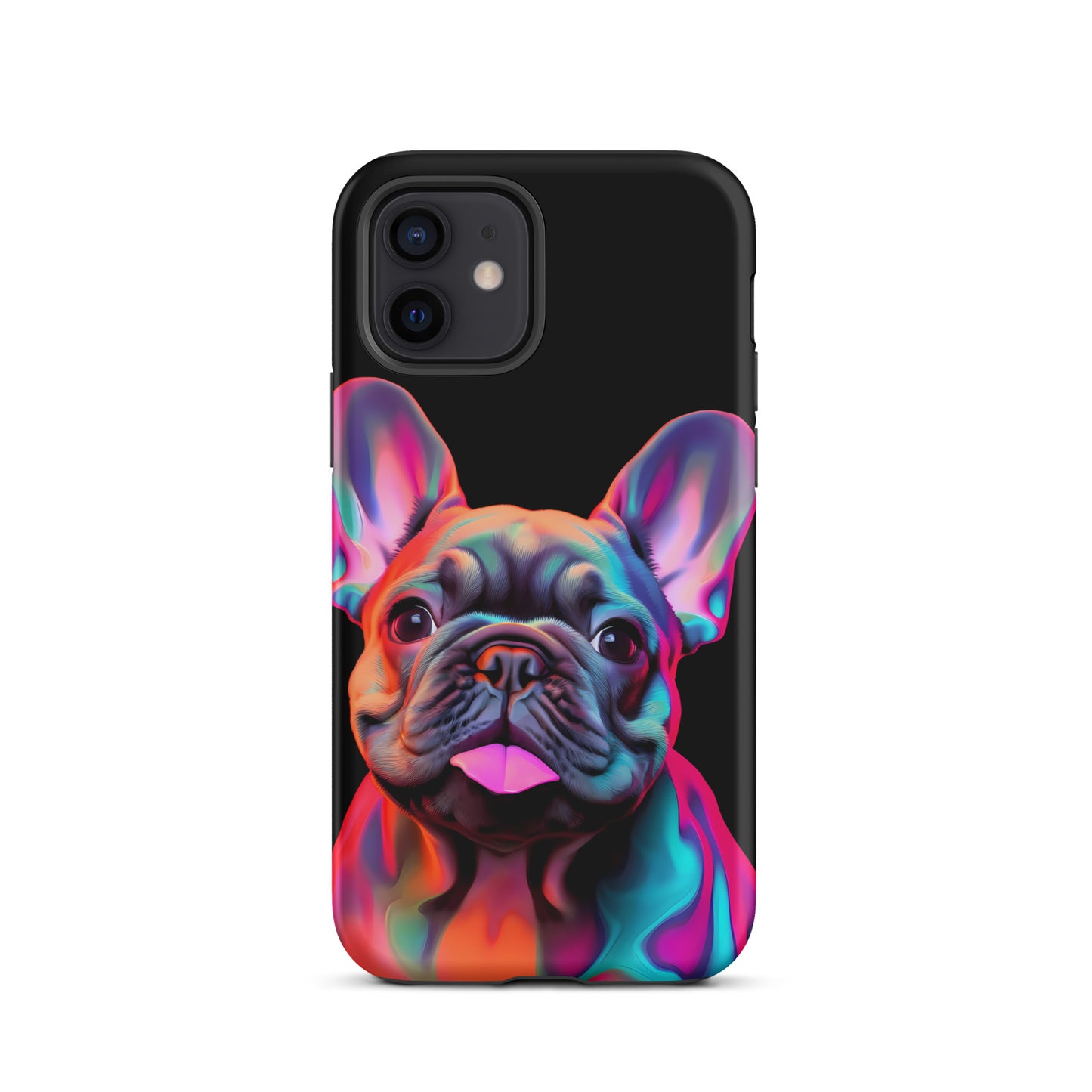 Neon Frenchie Case for iPhone®