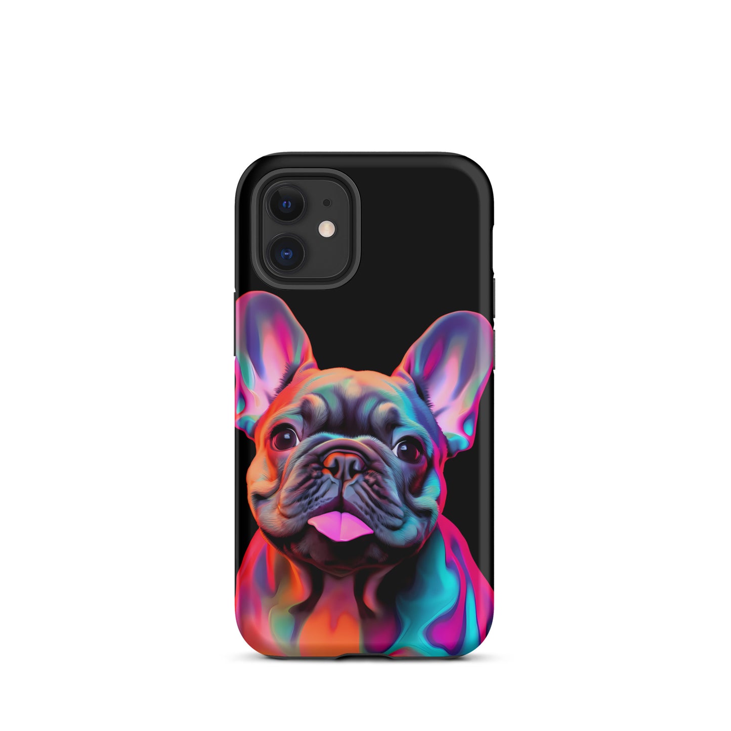 Neon Frenchie Case for iPhone®