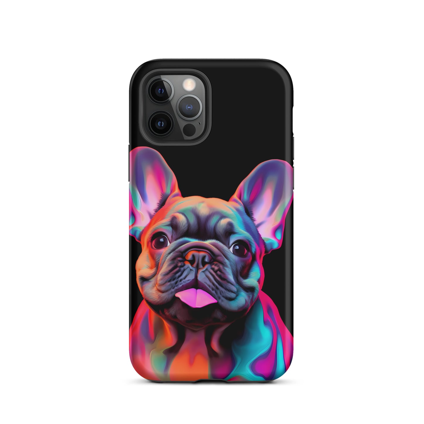 Neon Frenchie Case for iPhone®