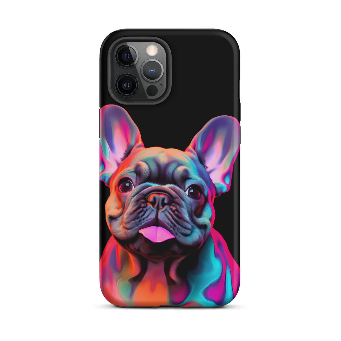 Neon Frenchie Case for iPhone®