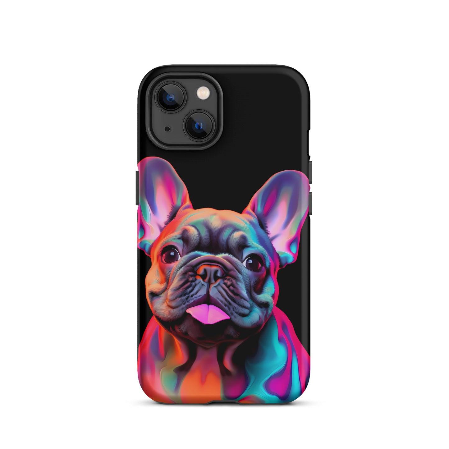 Neon Frenchie Case for iPhone®