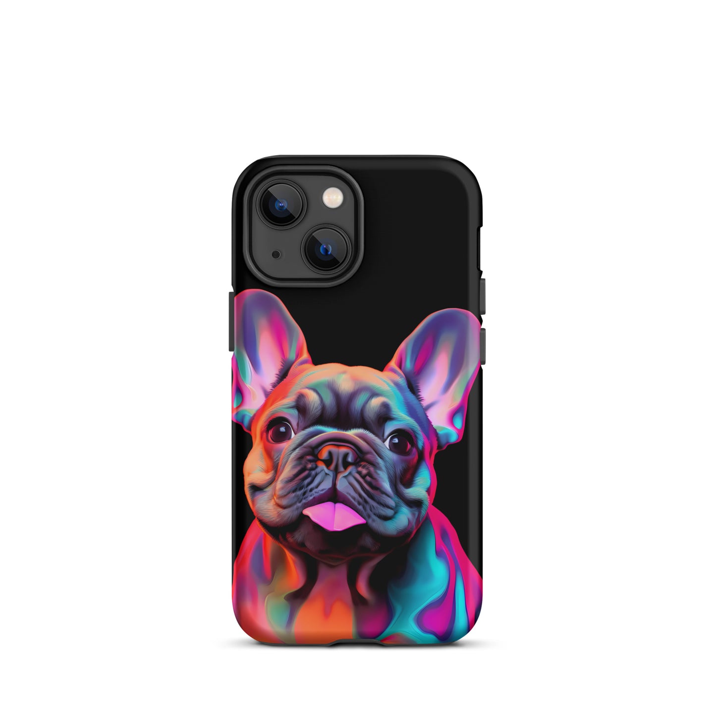 Neon Frenchie Case for iPhone®