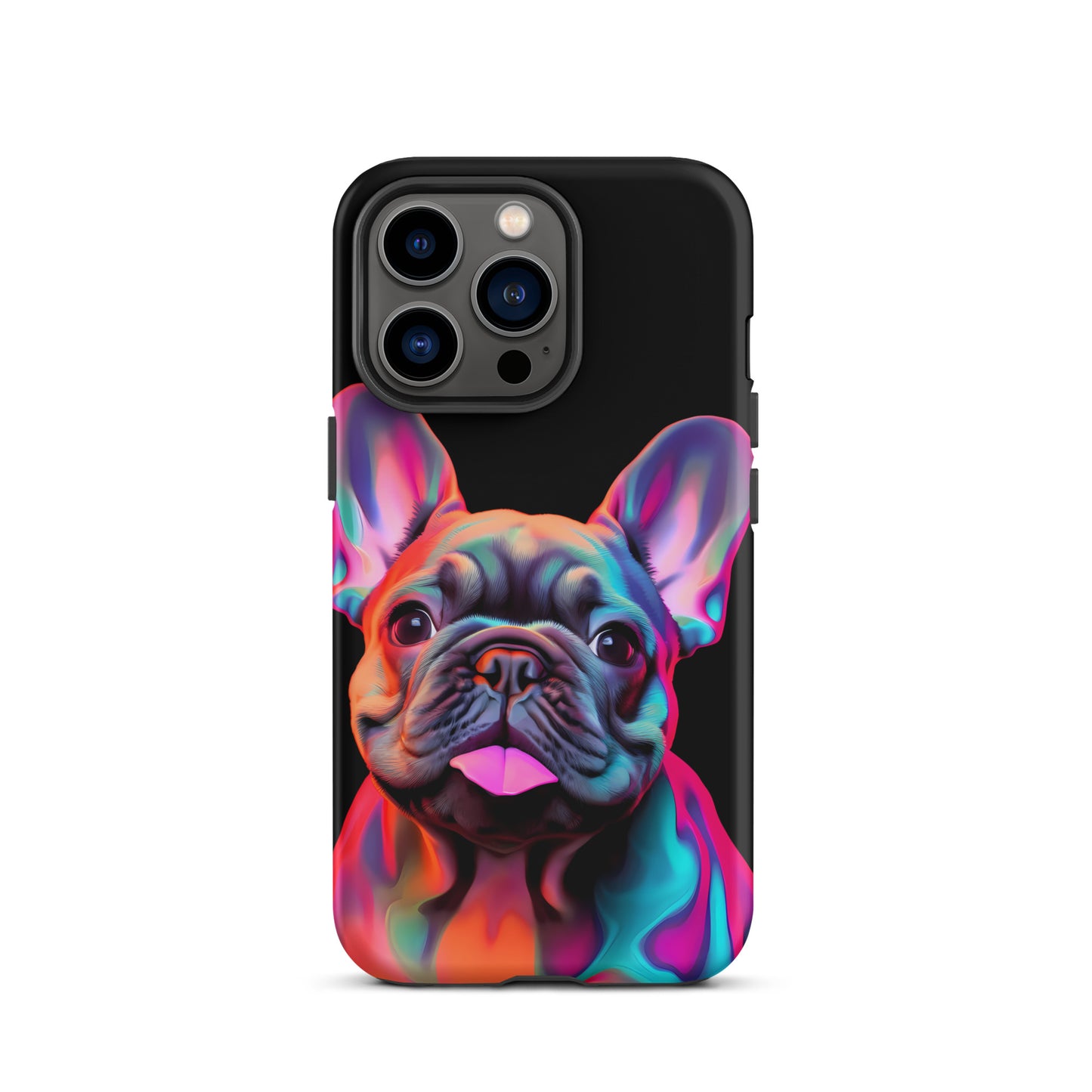 Neon Frenchie Case for iPhone®
