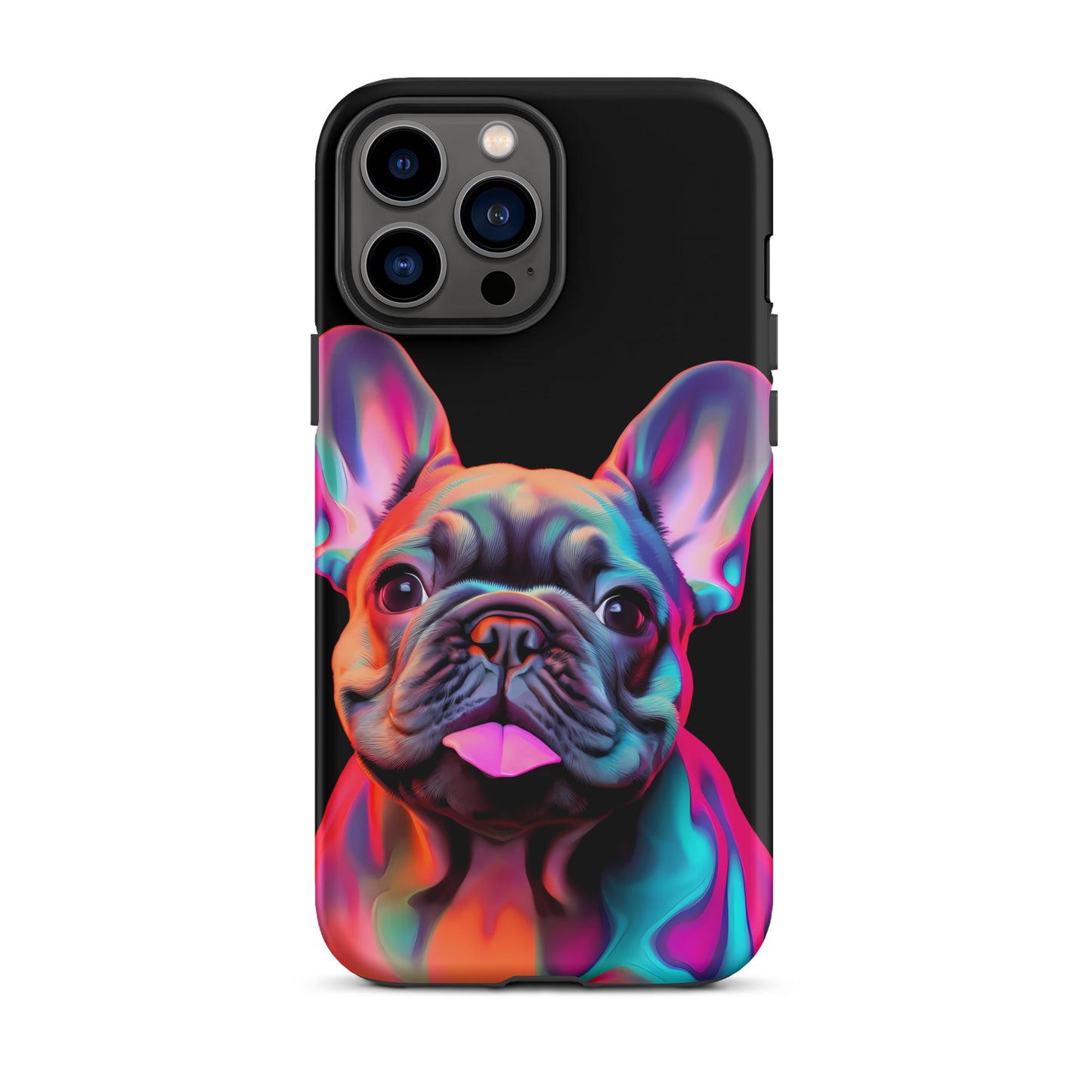 Neon Frenchie Case for iPhone®
