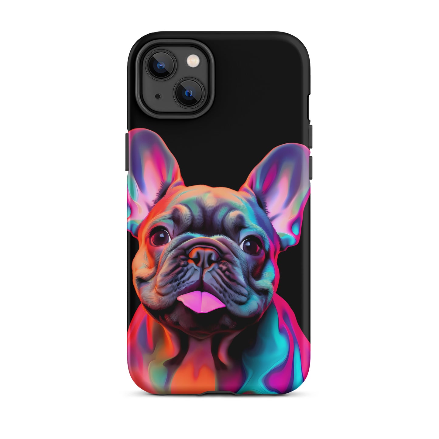 Neon Frenchie Case for iPhone®