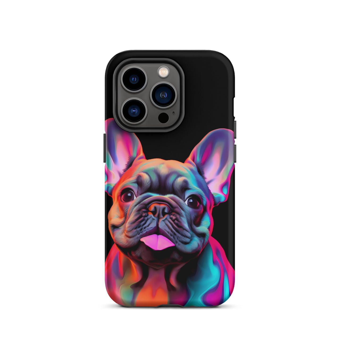Neon Frenchie Case for iPhone®