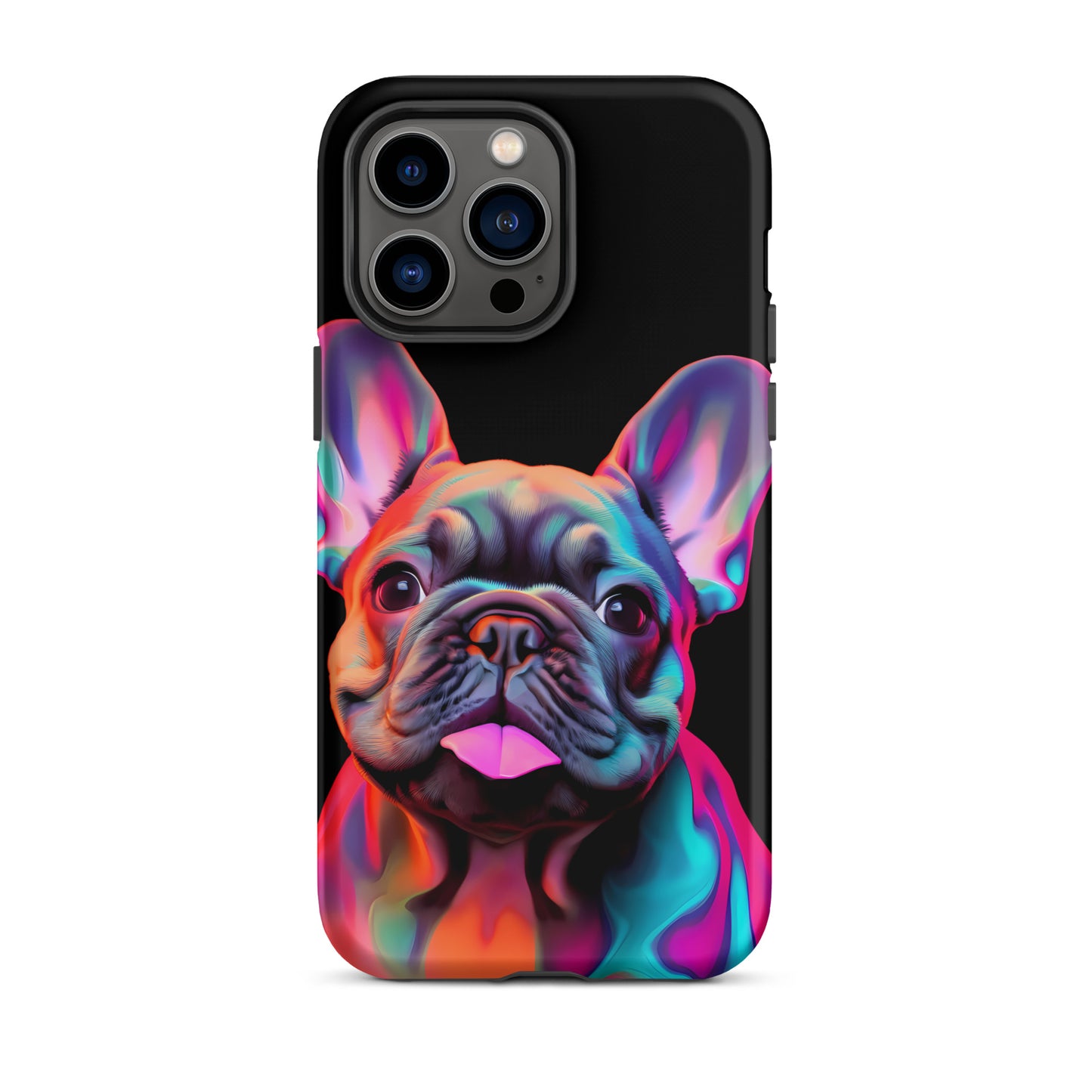 Neon Frenchie Case for iPhone®