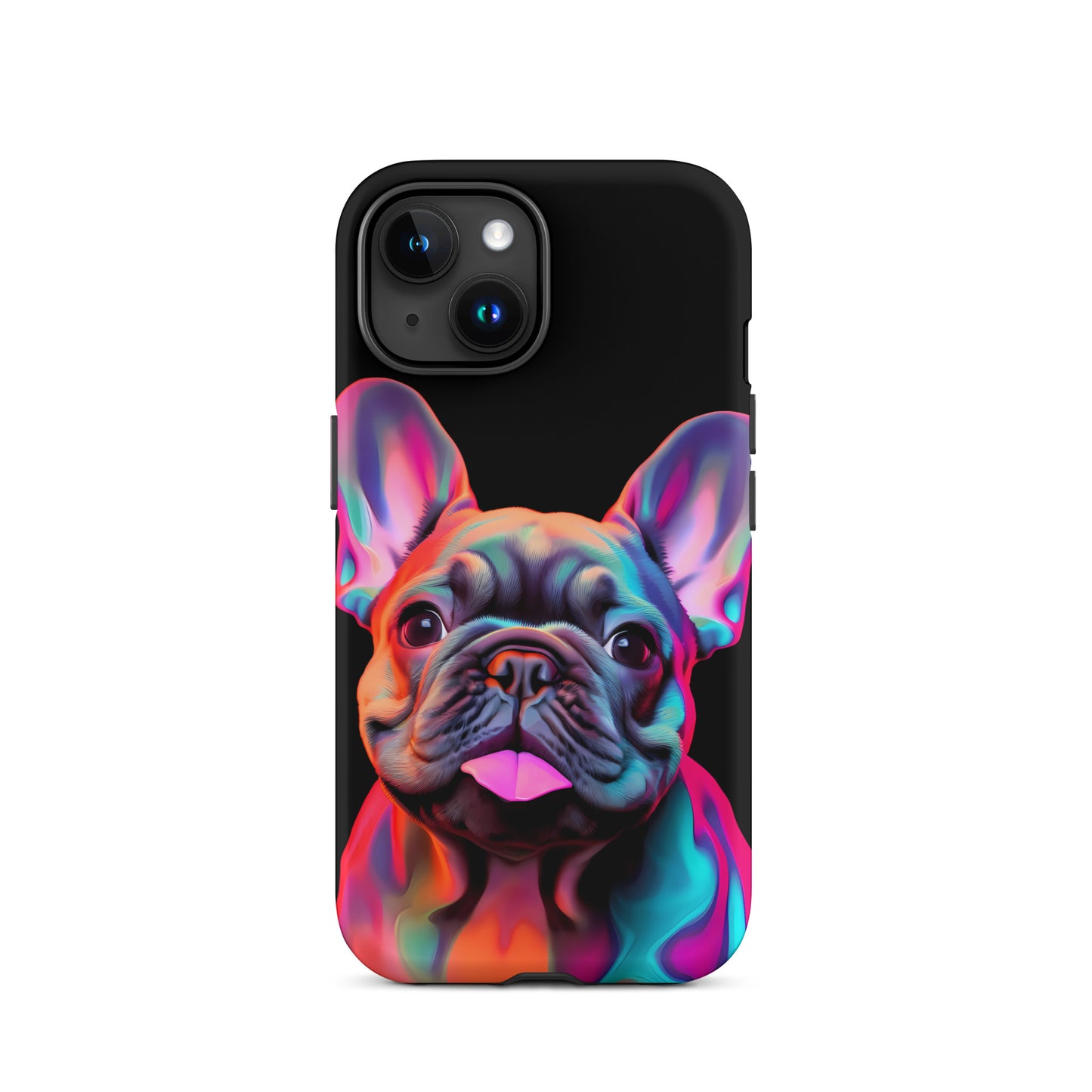 Neon Frenchie Case for iPhone®