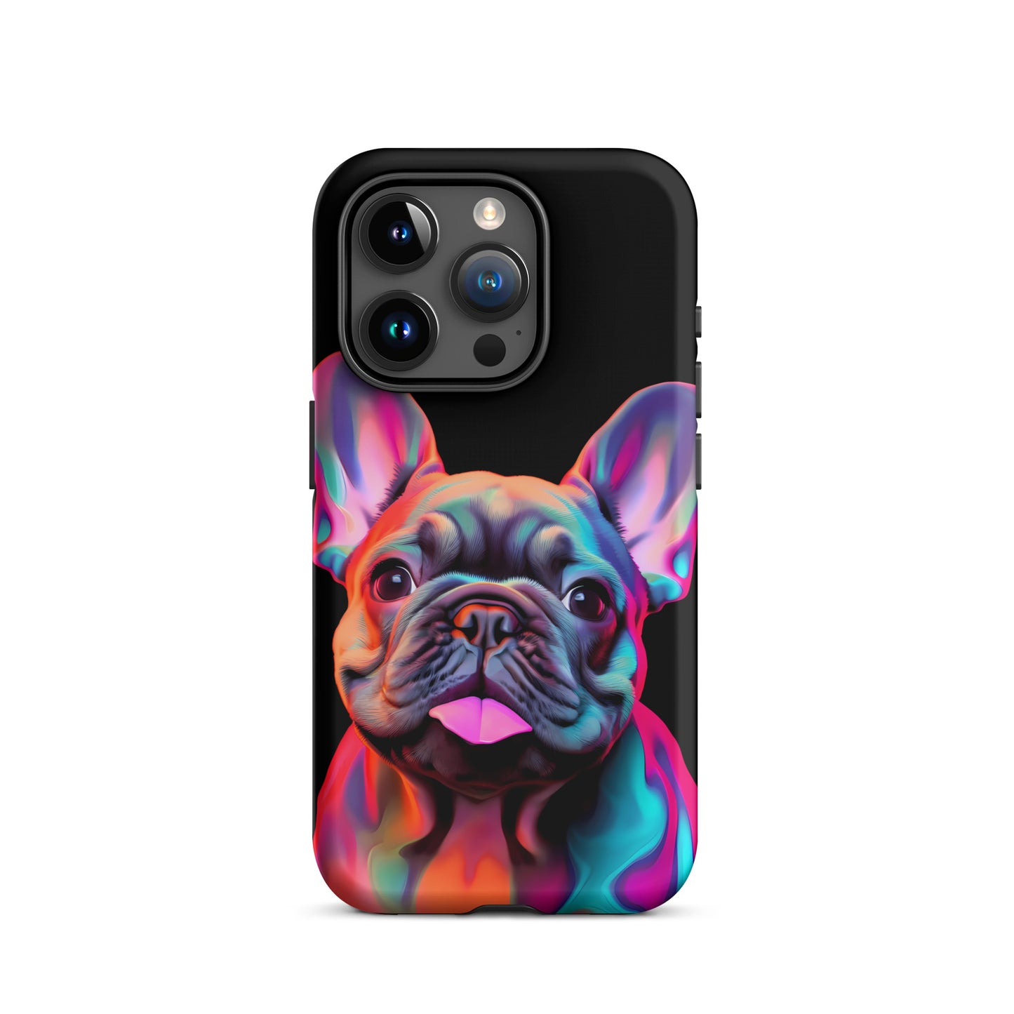 Neon Frenchie Case for iPhone®