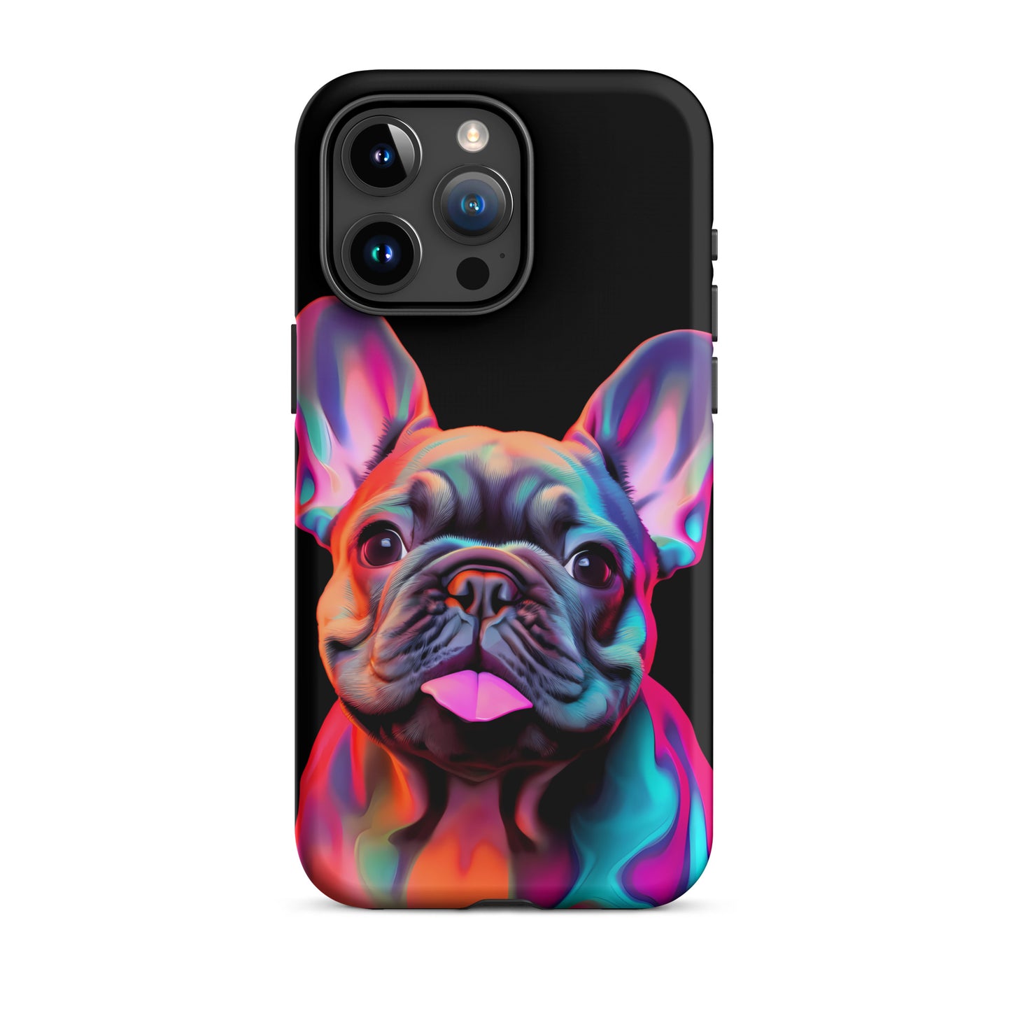 Neon Frenchie Case for iPhone®
