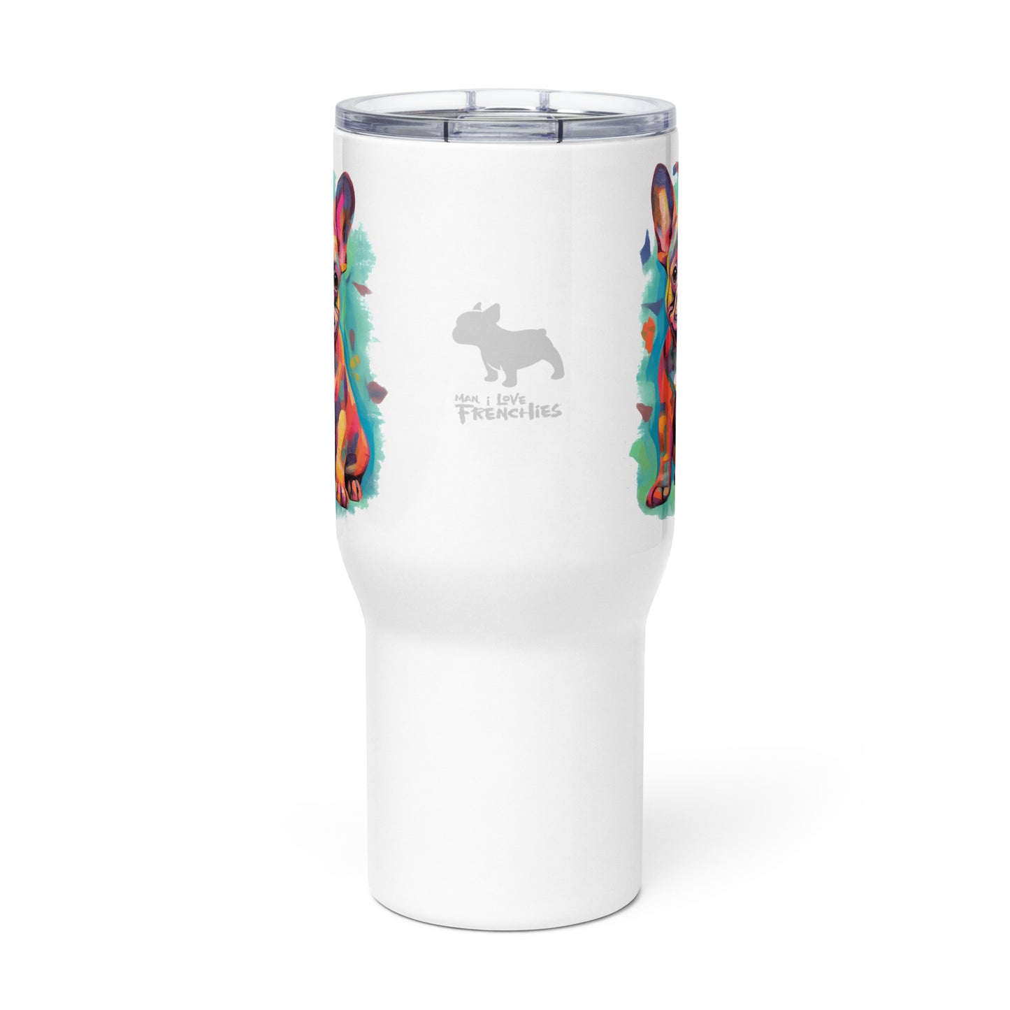Watercolor Frenchie Travel Mug