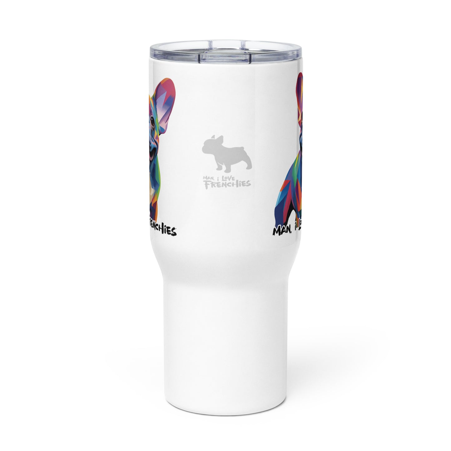 Happy Blue Travel Mug