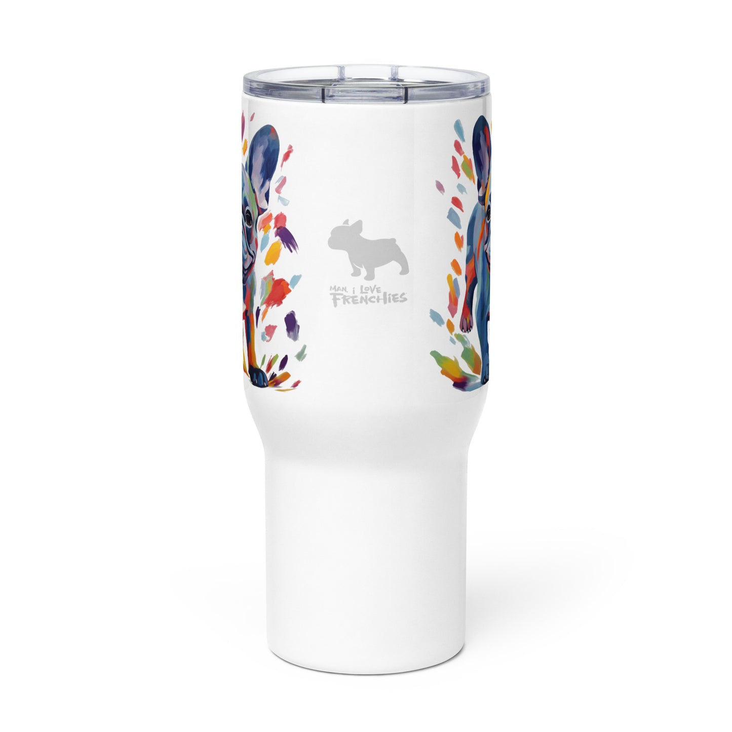 Running Blue Travel Mug