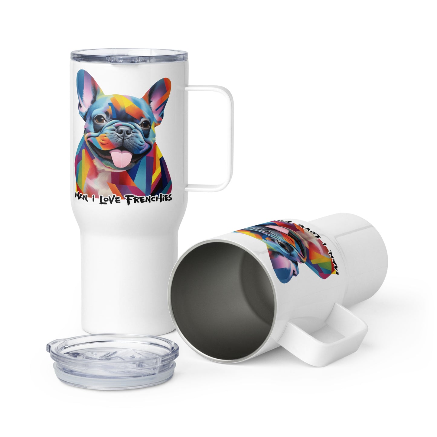 Color Lines Travel Mug