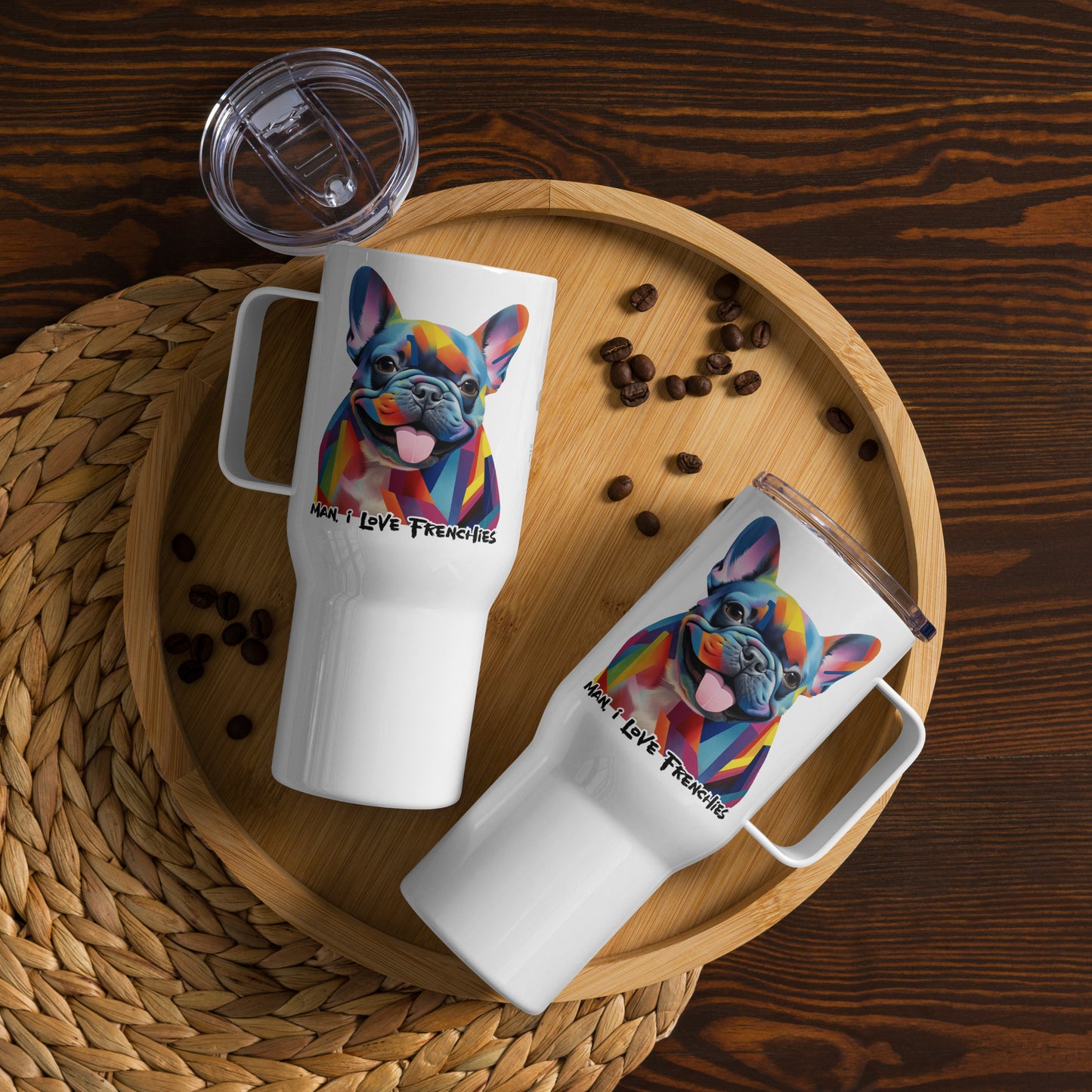 Color Lines Travel Mug