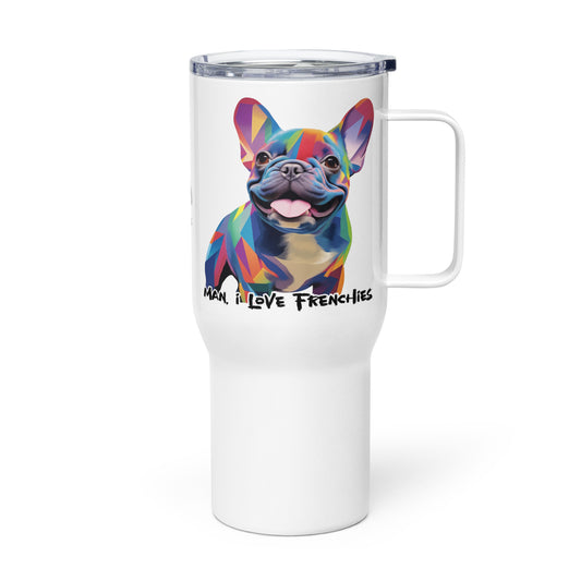 Happy Blue Travel Mug