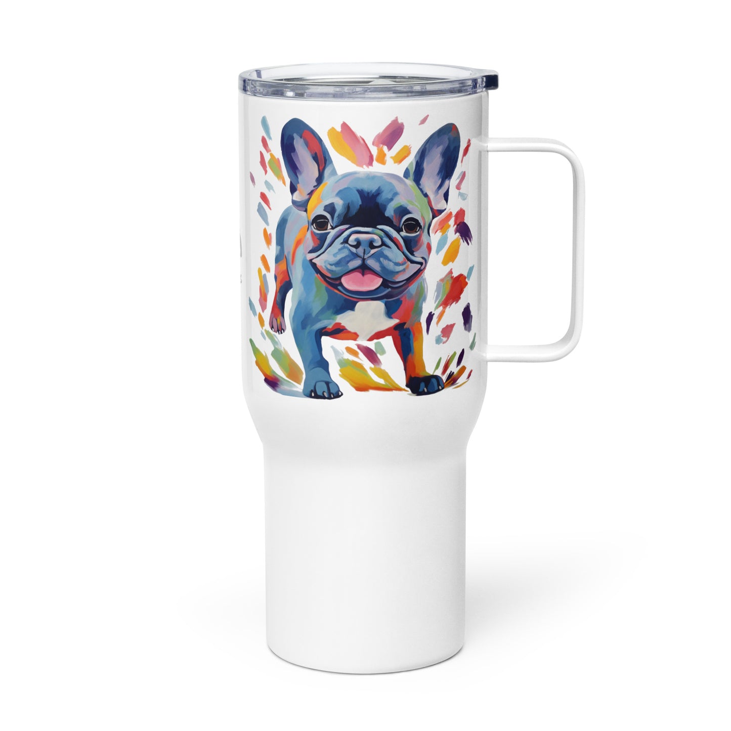 Running Blue Travel Mug