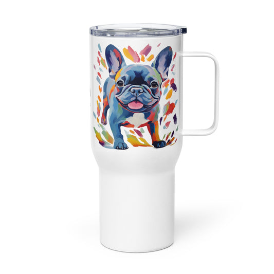 Running Blue Travel Mug