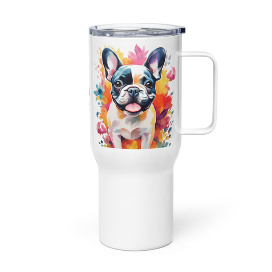 Watercolor Pied Travel Mug