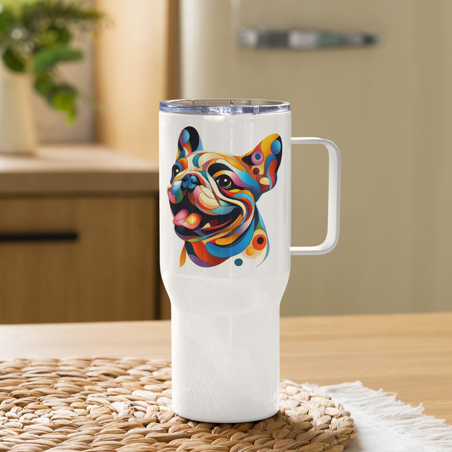 Wagging Wassily Travel Mug
