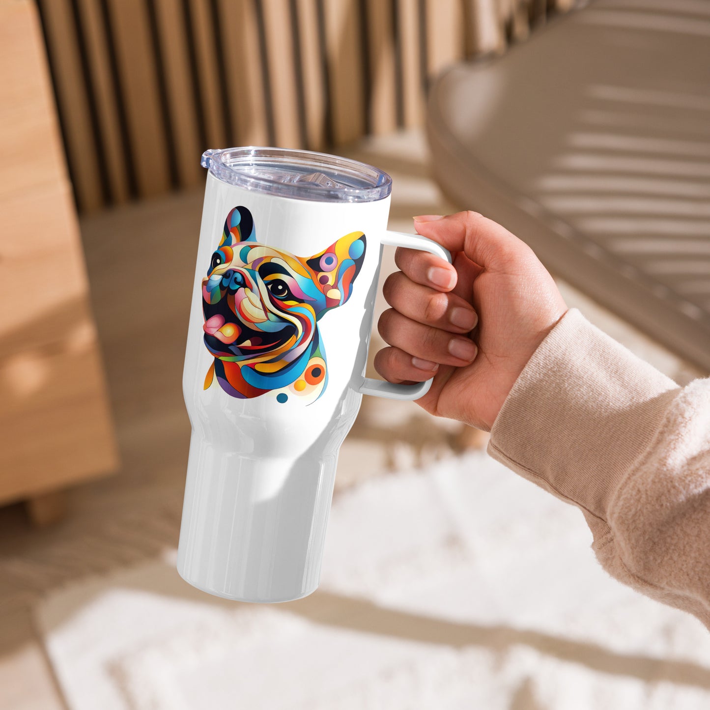 Wagging Wassily Travel Mug